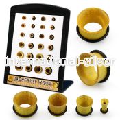 brpg215 jackfruit wood single flare tunnels 24pcs