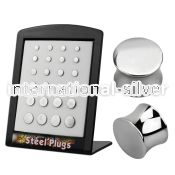 brpg2 plugs gauges surgical steel 316l ear lobe