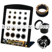 brpg90 tunnels gauges acrylic body jewelry ear lobe