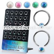 brrocr5 surgical steel ball closure rings ear othersear lobe eyebrow nose bridge septum piercing