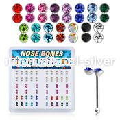bxdbm nose bone silver 925 nose