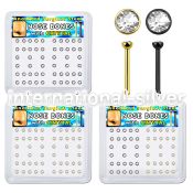 bxnbst20 anodized surgical steel nose bones nose piercing