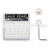 bxnspr3 l shape nose studs silver 925 nose