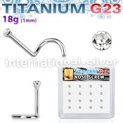 bxuns1 l shape nose studs titanium g23 implant grade nose