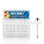 bxvcn nose bone silver 925 nose