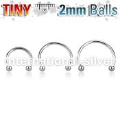 cbeb2 horseshoes surgical steel 316l belly button