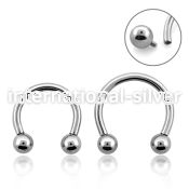 cbebin horseshoes surgical steel 316l belly button