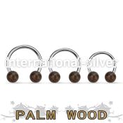 cbpl5 horseshoes organic body jewelry ear lobe