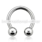 cbr12s horseshoes surgical steel 316l belly button