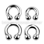 cbr2 horseshoes surgical steel 316l belly button
