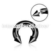 cbtcn0 horseshoes anodized surgical steel 316l belly button