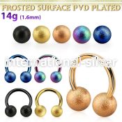 cbtfo6 horseshoes anodized surgical steel 316l ear lobe