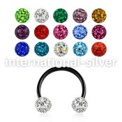 cbtfr5 horseshoes anodized surgical steel 316l belly button