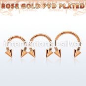 cbttcn horseshoes anodized surgical steel 316l ear lobe