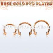 cbttcns horseshoes anodized surgical steel 316l ear lobe