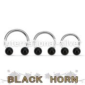 cbwk5 horseshoes organic body jewelry ear lobe