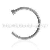 clns fake illusion hoops surgical steel 316l belly button