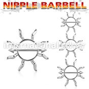 cnnp104 straight barbells surgical steel 316l nipple
