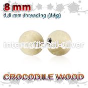 crball8 loose body jewelry parts organic body jewelry 