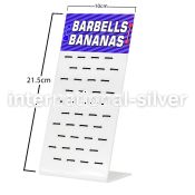 dac50 displays acrylic body jewelry belly button