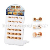 dacb210 cheaters  illusion plugs and tapers anodized surgical steel 316l ear lobe