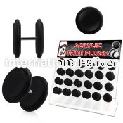 dacb57 cheaters  illusion plugs and tapers acrylic body jewelry belly button