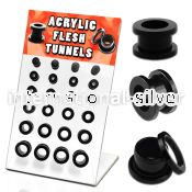 dapg11 tunnels gauges acrylic body jewelry ear lobe