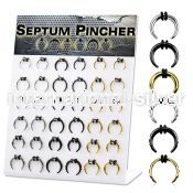 dapg182 tapers surgical steel 316l ear lobe