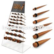 dapg47 tapers organic body jewelry ear lobe