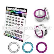 dapg63 tunnels gauges surgical steel 316l ear lobe