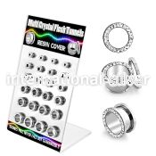 dapg64a tunnels gauges surgical steel 316l ear lobe