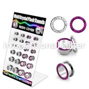 dapg64b tunnels gauges surgical steel 316l ear lobe