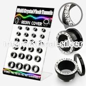 dapg74a tunnels gauges anodized surgical steel 316l ear lobe