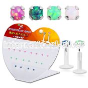 dbilpo3 labrets lip rings bioflex ptfe labrets chin