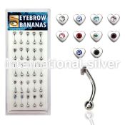 dbnem5 micro curved barbells surgical steel 316l eyebrow