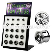 dfpfa tunnels gauges surgical steel 316l ear lobe