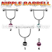 dfrsnp6 straight barbells surgical steel 316l nipple