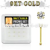 dgbz9c nose bone gold nose