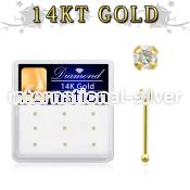 dgnb15 nose bone gold nose