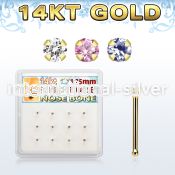 dgnb23 nose bone gold nose