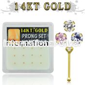 dgnb4 nose bone gold nose