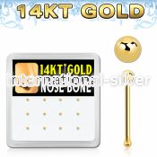 dgnb5 nose bone gold nose