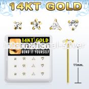 dgys13 gold nose hoops nose piercing