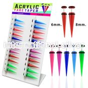 divatp tapers acrylic body jewelry ear lobe