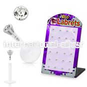 dljy1 labrets lip rings bioflex ptfe labrets chin