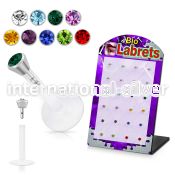 dljy2 labrets lip rings bioflex ptfe labrets chin