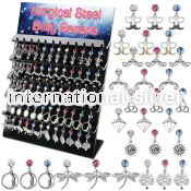dmcd9 belly rings surgical steel 316l belly button