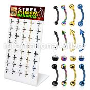dmey2 micro curved barbells anodized surgical steel 316l eyebrow