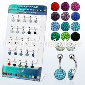 dmix14 belly rings surgical steel 316l belly button