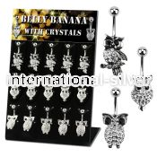 dmix6b belly rings surgical steel 316l belly button